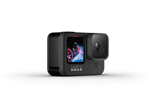 GoPro HERO9 Black - Waterproof Action Camera with Front LCD and Touch Rear Screens, 5K Ultra HD Video, 20MP Photos, 1080p Live Streaming, Webcam, Stabilization