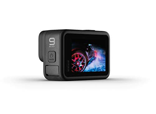 GoPro HERO9 Black - Waterproof Action Camera with Front LCD and Touch Rear Screens, 5K Ultra HD Video, 20MP Photos, 1080p Live Streaming, Webcam, Stabilization