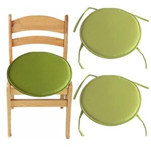 eme-rald 2 pack indoor/outdoor chair pads round seat cushions with ties garden patio home cushions soft round chair pillow atio furniture garden dining picnic chair cushion (green)