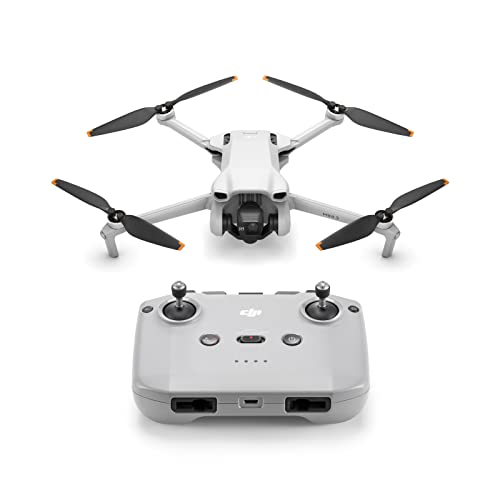 DJI Mini 3 - Lightweight and Foldable Mini Camera Drone with 4K HDR Video, 38-min Flight Time, True Vertical Shooting, and Intelligent Features