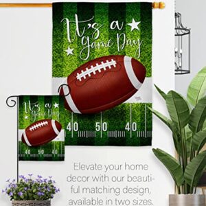 Super Bowl Decorations Football Banner NFL Game Day Flag Tapestry Sports Fans Home Decor American Gifts Team Bar Party Garden Patio Porch Small Outdoor Yard Signs Made In USA