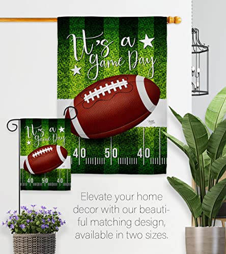 Super Bowl Decorations Football Banner NFL Game Day Flag Tapestry Sports Fans Home Decor American Gifts Team Bar Party Garden Patio Porch Small Outdoor Yard Signs Made In USA