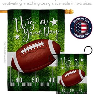 Super Bowl Decorations Football Banner NFL Game Day Flag Tapestry Sports Fans Home Decor American Gifts Team Bar Party Garden Patio Porch Small Outdoor Yard Signs Made In USA