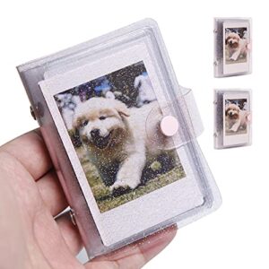 2Packs 36 Pockets 2x3 Photo Album for Fujifilm Instax Mini Camera, Polaroid Snap, Z2300, SocialMatic Instant Cameras & Zip Instant Printer (pink)