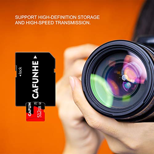 512GB Micro SD Card with a Sd Adapter Class 10 Memory Card Fast Speed SDXC TF Card for Android Smartphone,Digital Camera,Tablet and Drone