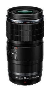 om system m.zuiko digital ed 90mm f3.5 macro is pro for micro four thirds system camera, weather sealed design, mf clutch, fluorine coating, compatible with teleconverter
