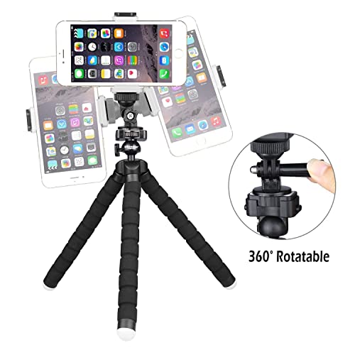 UBeesize Tripod S, Premium Flexible Phone Tripod with Wireless Remote, Mini Tripod Stand for Camera GoPro/Mobile (Upgraded)