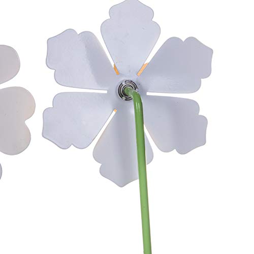 Floral Garden Stake Outdoor Garden Friends Spinning Plant Pick