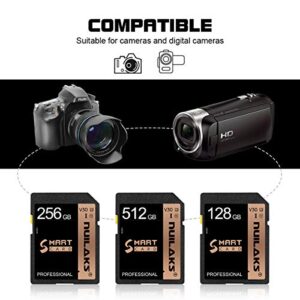 512GB SD Card High Speed Security Digital Cards Memory Card for Cameres,Vlogger&Videographer,Filmmakers,Photographer(512GB)