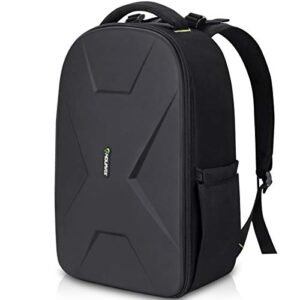 endurax large camera backpack compatible with canon nikon photographers camera bag for dslr with hardshell protection