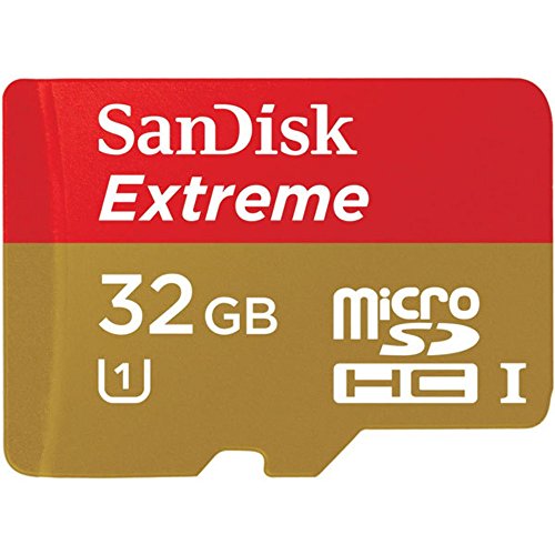 Sandisk 32GB Extreme MicroSDHC UHS-I Card (SDSDQXL-032G-A46A)