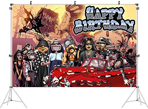 Homies Happy Birthday Backdrop, Cholo Themed Birthday Party Decorations Party Supplies Happy Birthday Banner Photography Background