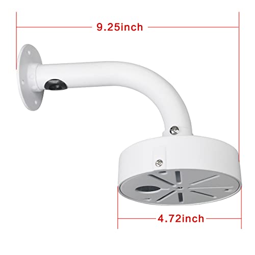 compcctv Security Camera Mount Bracket, Dome Camera Mount Universal Camera Wall Mounting Bracket /IP Camera for CCTV Security Camera, L Type