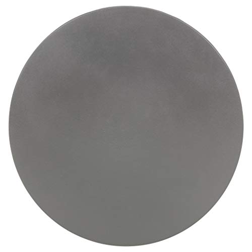 Safavieh Outdoor Collection Aishi Modern Concrete Dark Grey Round 17.7-inch Accent Table