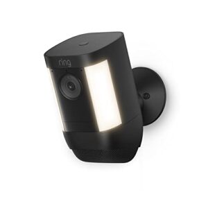 introducing ring spotlight cam pro, battery | 3d motion detection, two-way talk with audio+, and dual-band wifi (2022 release) – black