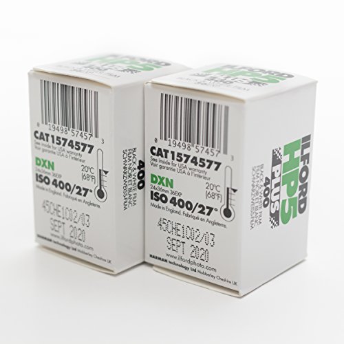 Ilford 1574577 HP5 Plus, Black and White Print Film, 35 mm, ISO 400, 36 Exposures (Pack of 2)