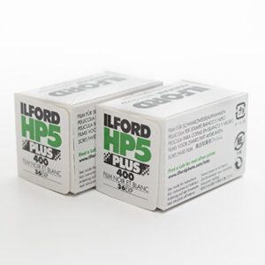 Ilford 1574577 HP5 Plus, Black and White Print Film, 35 mm, ISO 400, 36 Exposures (Pack of 2)