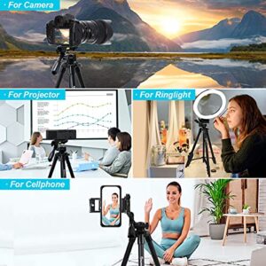 Endurax 60'' Camera Tripod Camera Stand for Canon Rebel Eos Nikon DSLR, Travel Tripods for Phone Tablet with Remote