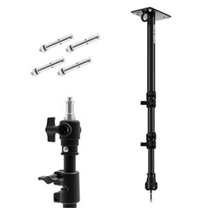 Selens Camera Wall Mount Ring Light Boom Arm, Overhead Light Mounting for Photo Studio Video Ring Light, Strobe Light, Flash, Softbox, Reflector, Max Length 39inch