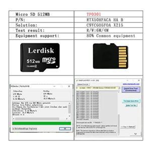 Lerdisk Factory Wholesale 3-Pack Micro SD Card 512MB Class 4 in Bulk Small Capacity 3-Year Warranty Produced by 3C Group Authorized Licencee Special for Small Files Storage or Company Use