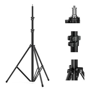 smallrig photography light stand 110″/9.2ft/280cm, air-cushioned aluminum photo video tripod stand with 1/4″ screw for softbox, studio light, reflector and ring light, max load 8kg, ra-s280-3736