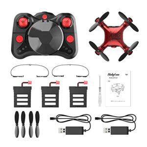 Holyton HT02 Mini Drone for Kids Beginners, Easy Pocket RC Quadcopter with Altitude Hold, 3D Flips, 3 Speed Modes, 3 Batteries, Headless Mode, Protection Guards and Emergency Stop, Gift for Boys Girls