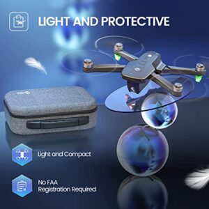 Holy Stone GPS Drone with 4K Camera for Adults, HS175D RC Quadcopter with Auto Return, Follow Me, Brushless Motor, Circle Fly, Waypoint Fly, Altitude Hold, Headless Mode, 46 Mins Long Flight