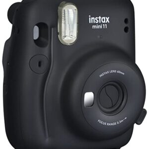 Fujifilm Instax Mini 11 Instant Camera, Charcoal Grey, 16654786