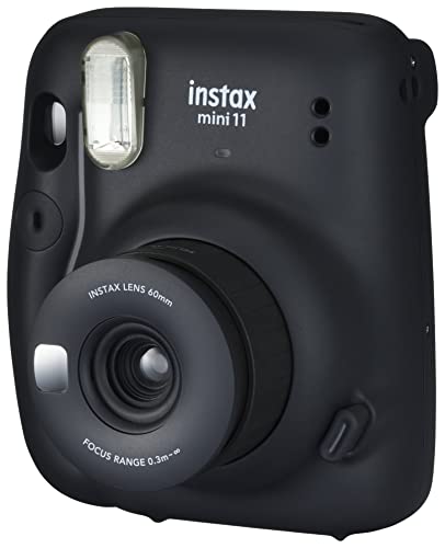 Fujifilm Instax Mini 11 Instant Camera, Charcoal Grey, 16654786