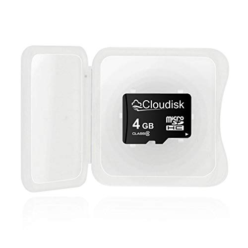Cloudisk 2Pack 4GB Micro SD Card MicroSD Memory Card Class 6 with SD Adapter (2Pack 4 GB)