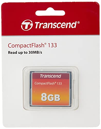 Transcend 8GB CompactFlash Memory Card 133x (TS8GCF133)