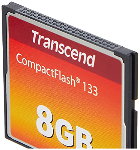 Transcend 8GB CompactFlash Memory Card 133x (TS8GCF133)