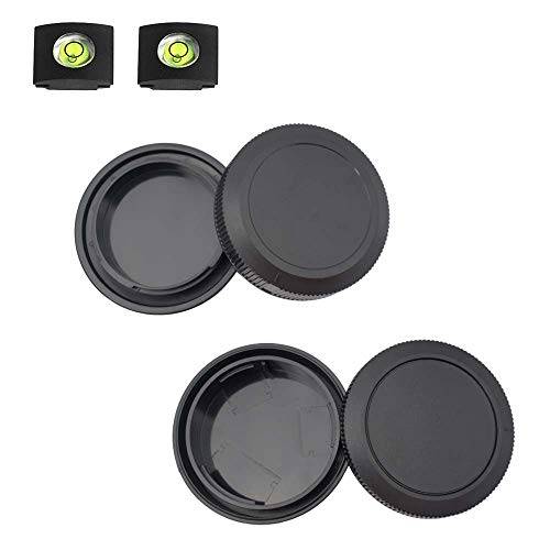 Body Cap & Rear Lens Cap Cover for Canon EOS R6 EOS R5 EOS R EOS RP EOS R3 EOS R7 EOS R10 EOS R6 Mark ii More Canon RF Mount and Lens Accessories with Hot Shoe Cover