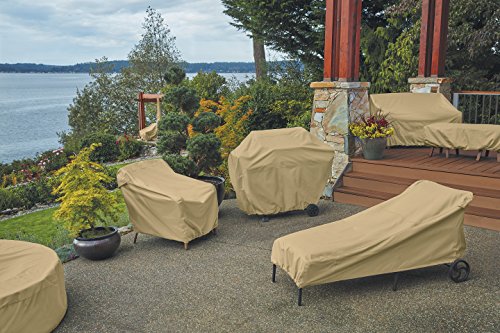 Classic Accessories Terrazzo Water-Resistant 45.5 Inch Patio Cushion and Cover Storage Bag,, Patio Furniture Covers