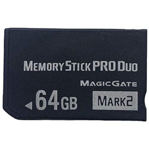 liliwell original 64gb memory stick pro duo 64gb (mark2) psp1000 2000 3000 memory card