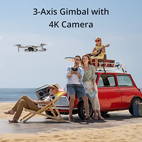 DJI Mini 2 – Ultralight and Foldable Drone Quadcopter, 3-Axis Gimbal with 4K Camera, 12MP Photo, 31 Mins Flight Time, OcuSync 2.0 10km HD Video Transmission, QuickShots Gray