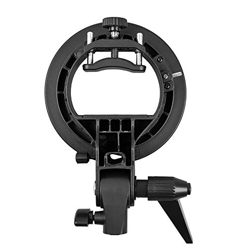 Godox S-Type Bracket Bowens S Mount Holder for Speedlite Flash Snoot Softbox Honeycomb with USB Light