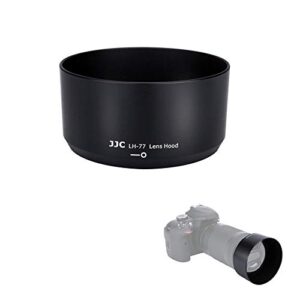 jjc hb-77 reversible dedicated lens hood shade for nikon af-p dx nikkor 70-300mm f/4.5-6.3g ed vr,nikon af-p dx nikkor 70-300mm f/4.5-6.3g ed lens on nikon d3500 d3400 d5600 d7500 and more