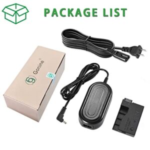 Gonine ACK-E8 Power Supply LP-E8 Camera Dummy Battery DR-E8 DC Coupler AC Adapter kit for Canon EOS Rebel T5i T4i T3i T2i, Kiss X6i X7i X5 X4, 700D 650D 600D 550D.