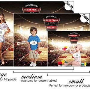 Basketball Court Backdrop 7x5ft Sports Photo Background for Basketball Game Party Video Studio Props Photo Props BT020…………