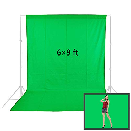 Folong 6X9 Green Background, Green Screen, Polyester Material, Green Background, Green Screen Background, Green Photography Background, Green Screen Fabric, Green Background for Photography