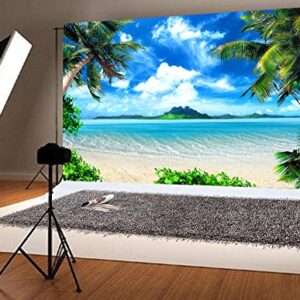 Art Studio 9x6ft Hawaii Sea Beach Photography Backdrops Ocean Photo Booth Wedding Party Decoration Background Birthday Studio Props Vinyl