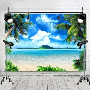 Art Studio 9x6ft Hawaii Sea Beach Photography Backdrops Ocean Photo Booth Wedding Party Decoration Background Birthday Studio Props Vinyl