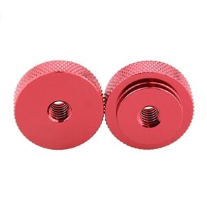 CAMVATE 1/4"-20 Female Thumb Wheel Lock Nut Adapter(2 Pieces) - 1490