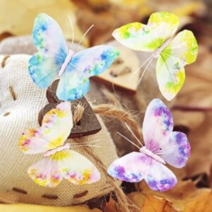 ‘wonderland series’ spring fairy tale butterfly ; home and garden decoration;12pieces with clips