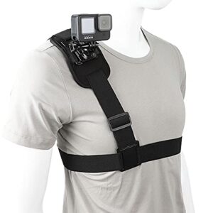 pellking single shoulder strap mount compatible for gopro akaso or other action cameras