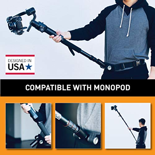 MoGoPod MogoCrane Belt Kit (Belt + Aluminum Tumbler) for DJI Ronin Stabilizer and Tripod Heavy Duty Monopod, Rotary Arm