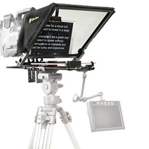 Glide Gear TMP 750 17" Professional Video Camera Tablet Teleprompter 70/30 Beam Splitting Glass with Hard Protective Carry Case