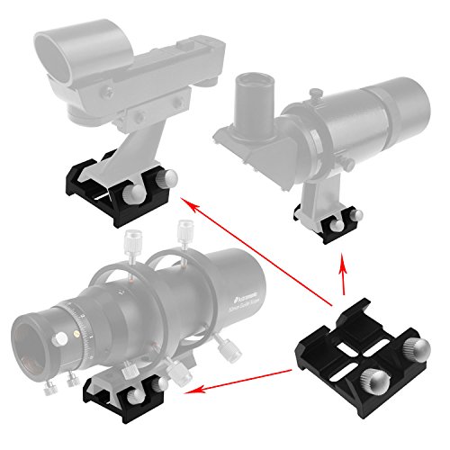 Astromania Universal Dovetail Base for Finder Scope - Ideal for Installation of Finder Scope, Green Laser Pointer Bracket