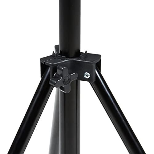 Amazon Basics Aluminum Light Photography Tripod Stand with Case - Pack of 2, 2.8 - 6.7 Feet, Black